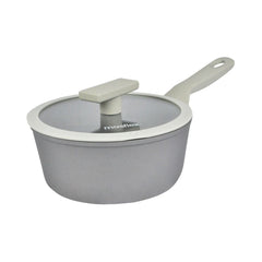 Masflex by Winland 18cm Non Stick Ultimate Forged Saucepan with Glass Lid Induction Base ZC-94