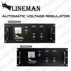 Lineman by Winland 5‑Outlets Rack Mounted Automatic Voltage Regulator 1000W/500W