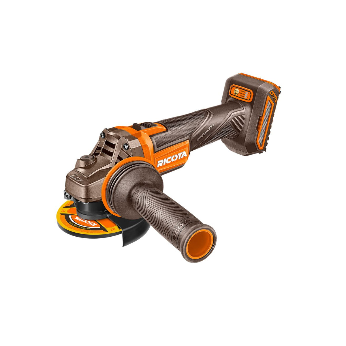 Ricota E25X Brushless Cordless Angle Grinder 25V 100mm Disc diameter