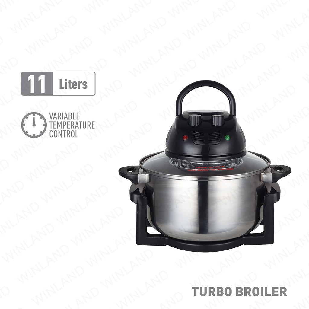 Hanabishi 11 Liters Turbo Broiler Stainless Steel Pot HTB - 140SS - Winland Depot