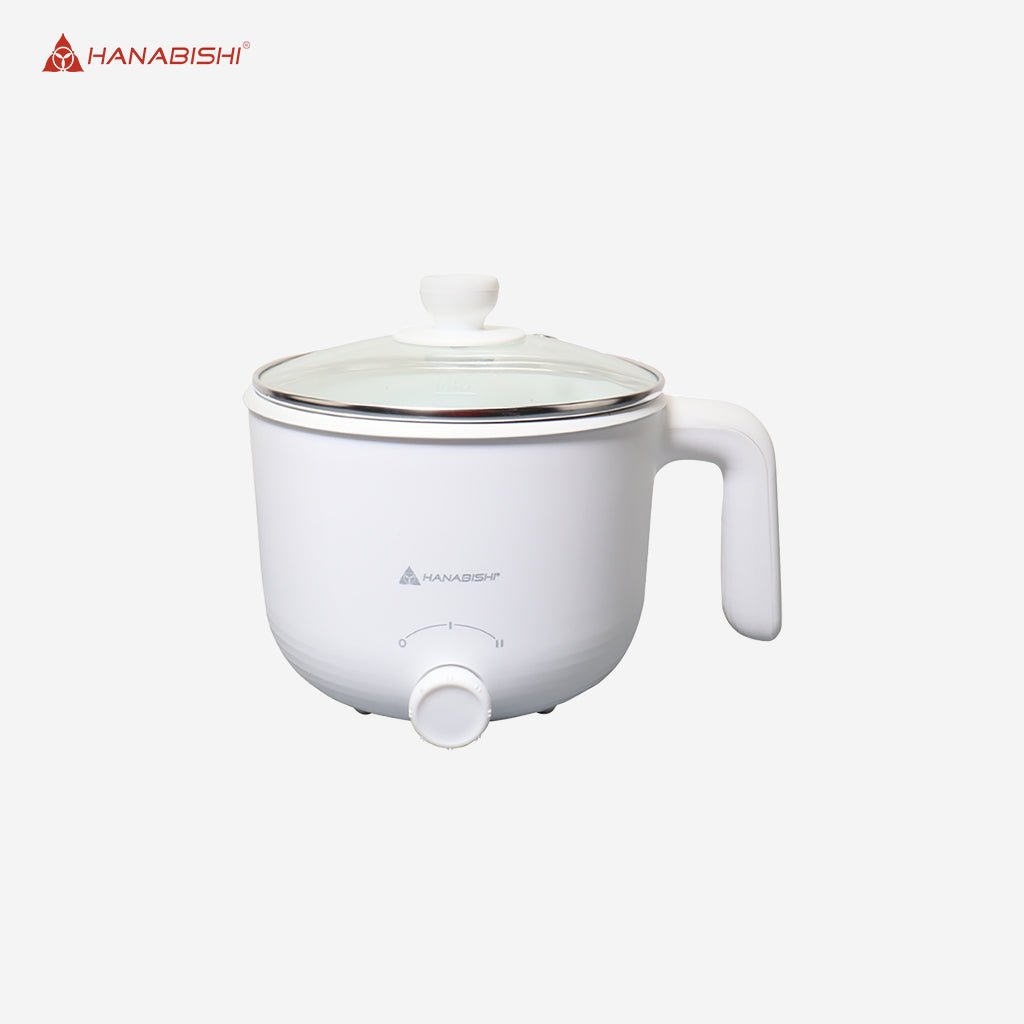 Hanabishi 1.2 Liters Multi - Function Cooker | Electric Multi - Pot Multicooker HMC - 1200XWHT - Winland Depot