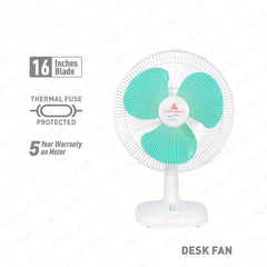 Hanabishi 16 Inches Desk Fan / Electric Fan Low Noise Durable The Wind 16T - Winland Depot