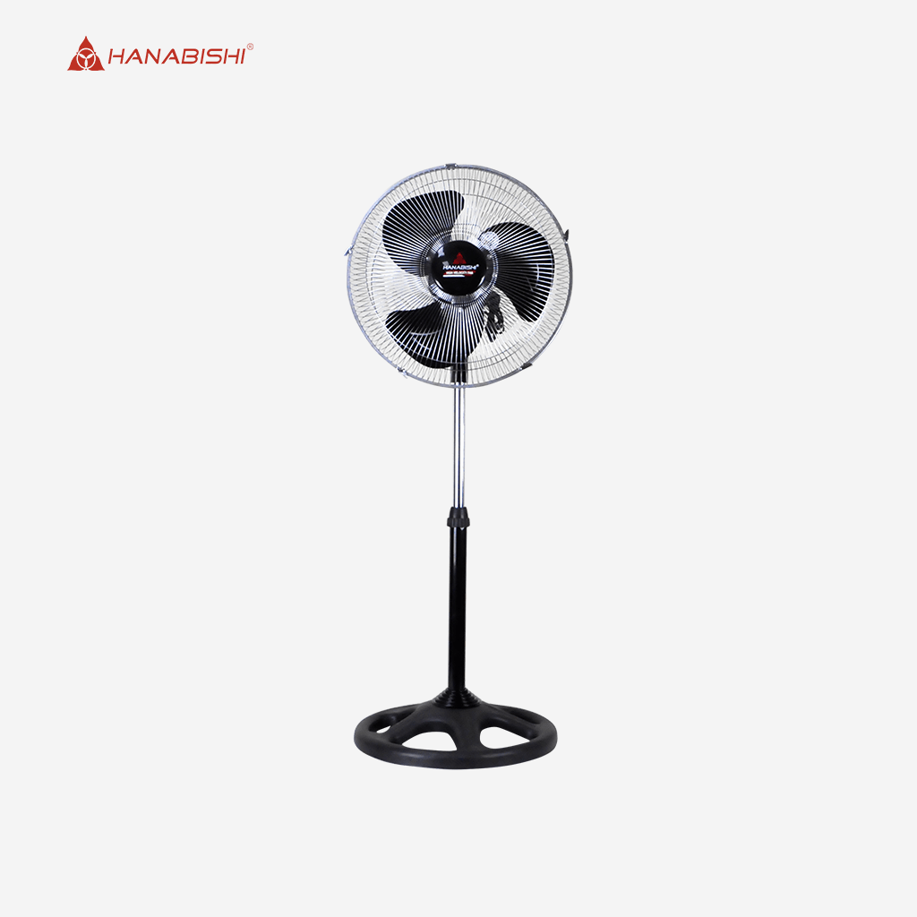 Hanabishi 16inch High Velocity Industrial Stand Fan /High Power/Durable Electric Fan - Winland Depot