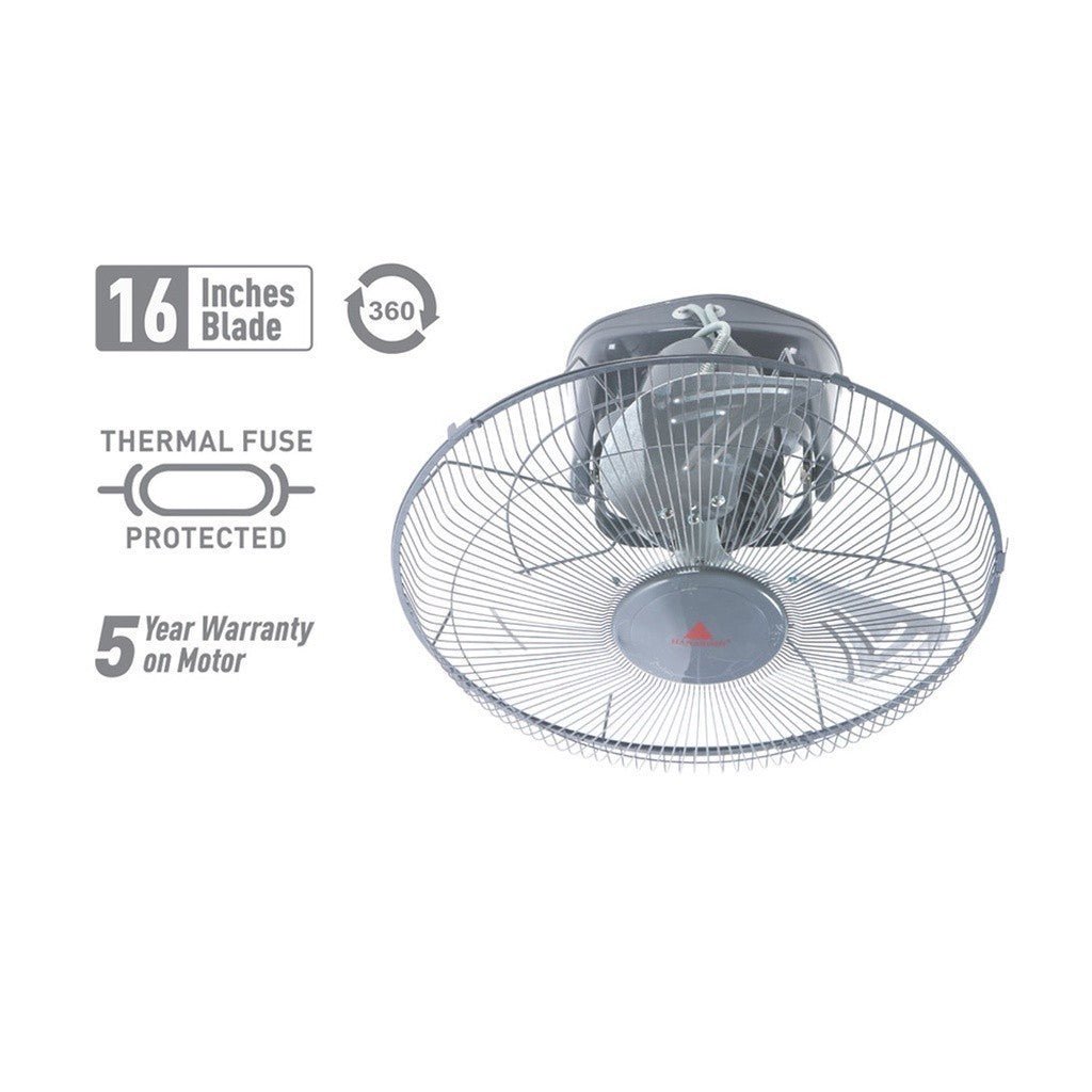 Hanabishi 16inch Rotator Fan | Ceiling Fan | Electric Fan RF16R - Winland Depot