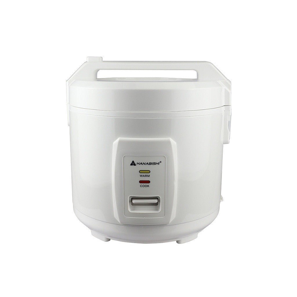 Hanabishi 1.8L White Jar Type Rice Cooker 8 - 10cups Of Rice 700watts HJC - 18WHT - Winland Depot