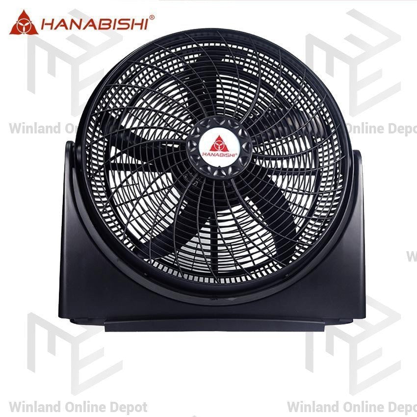 Hanabishi 20" Ground Floor Desk Fan | Electric Fan 3 Speed Low Noise HHURRIC20 - Winland Depot