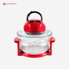 Hanabishi 7 in 1 Turbo Broiler with Tough Tempered Glass Pot (Red) HTB128 - Winland Depot