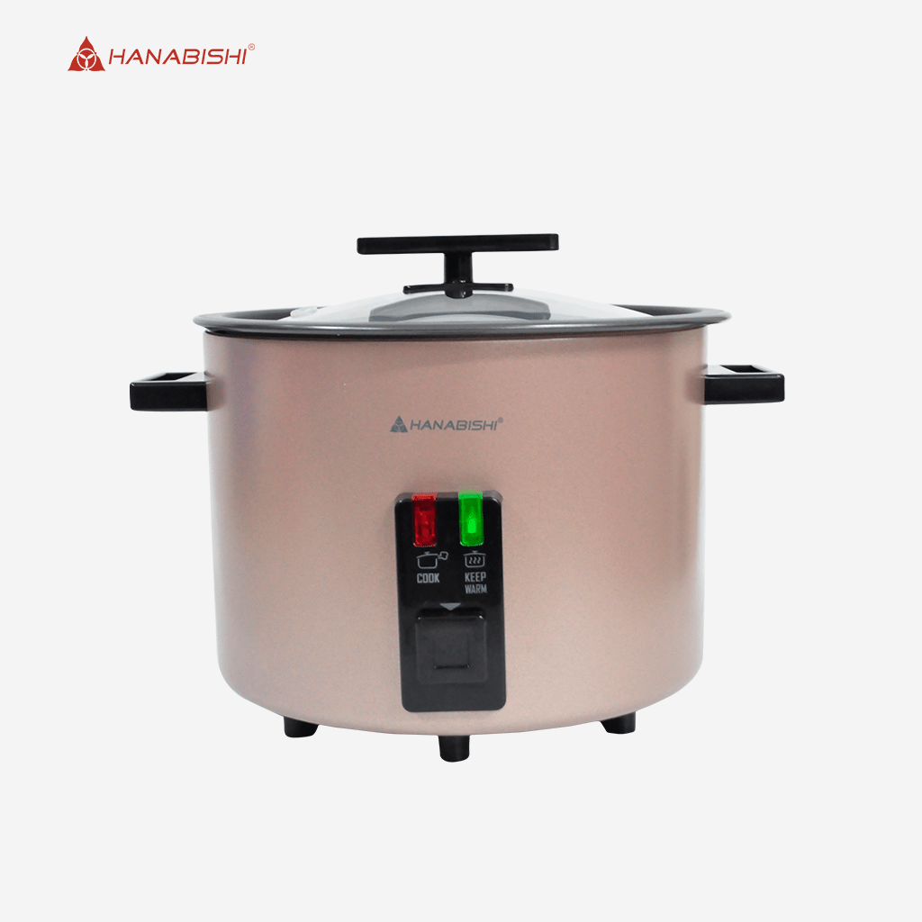 Hanabishi Automatic Rice Cooker 1.8L serves 10 cups Metallic Series HRC18PT - Winland Depot