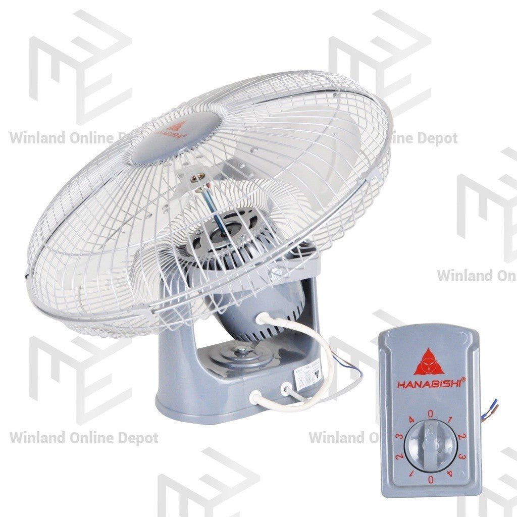 Hanabishi Industrial 16inch Rotator Fan | Ceiling Fan| Electric Fan High Speed Heavy Duty - Winland Depot