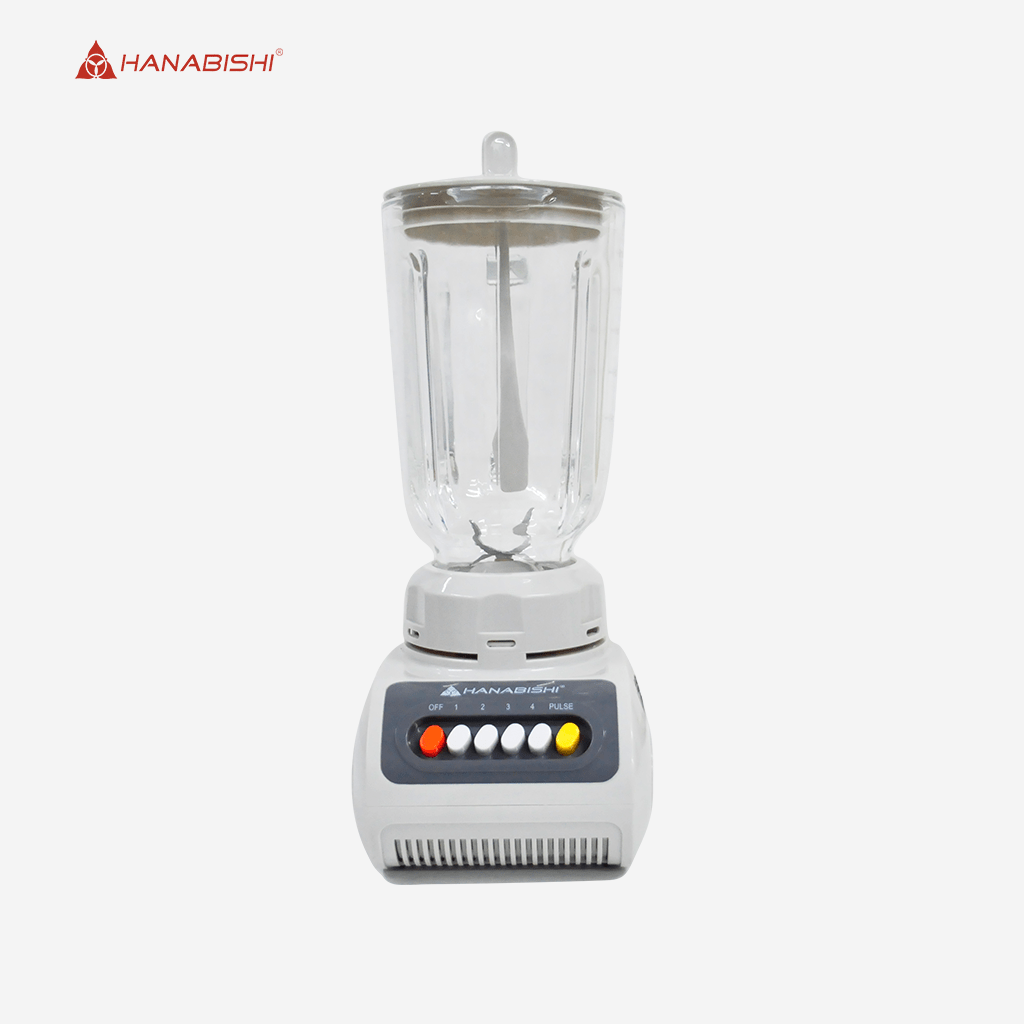 Hanabishi Juice Blender 1.5L Glass Jar 4 button speeds option w/ Pulse function HJB115 - Winland Depot