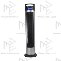 Hanabishi Tower Fan | Electric Fan w/ Remote Control Blue LCD Display H - Winland Depot