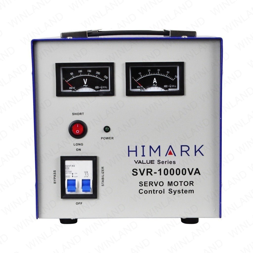 Himark Servo Motor Automatic Voltage Regulator 7000w SVR - 10000 VA - Winland Depot