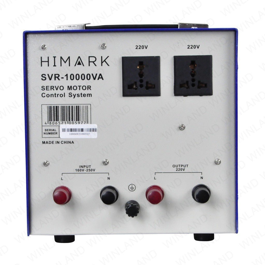 Himark Servo Motor Automatic Voltage Regulator 7000w SVR - 10000 VA - Winland Depot