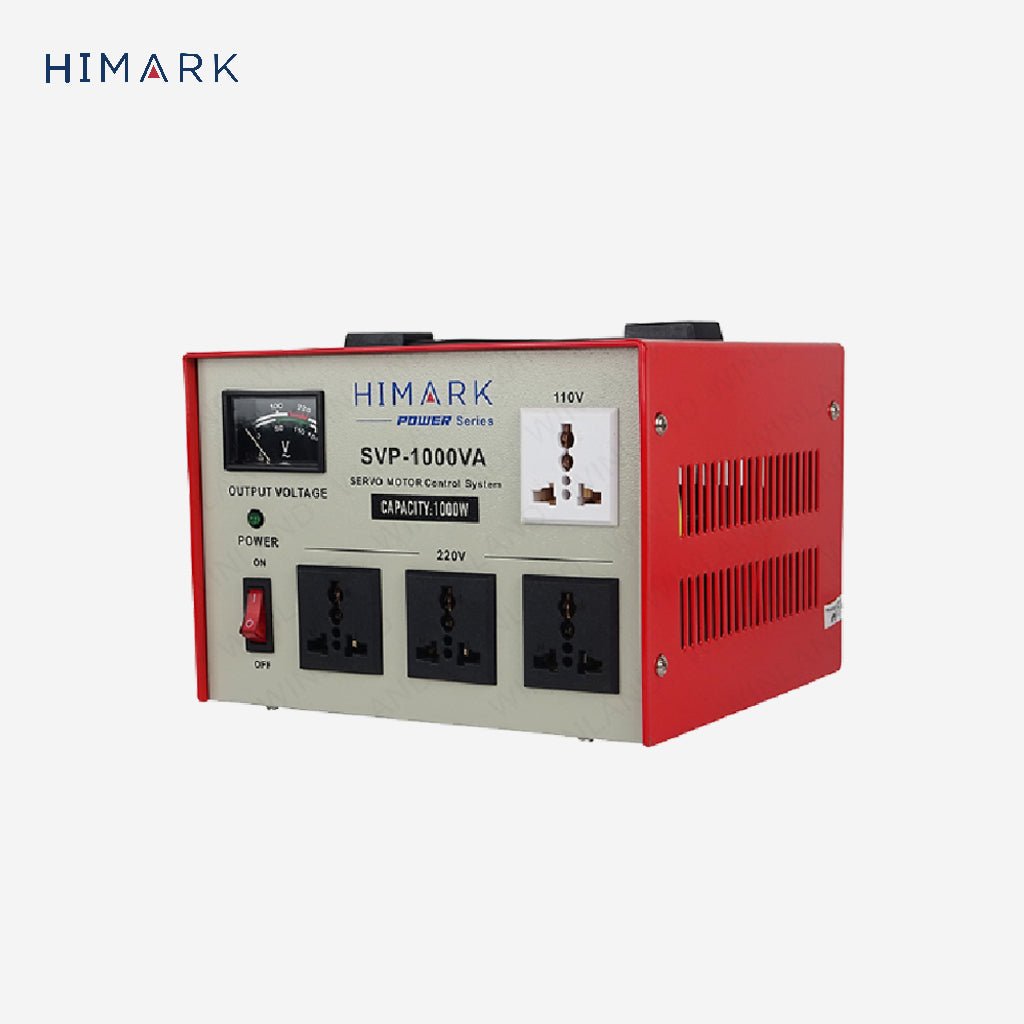 Himark Servo Motor AVR 100% Efficiency 1000W Automatic Voltage Regulator SVP - 1000 VA - Winland Depot