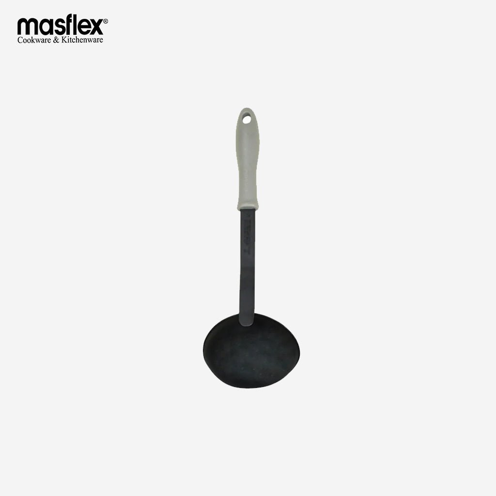 HOME ESSENCE by MASFLEX Nylon Soup Ladle L 30 cm x W 10 cm Made of Nylon WE - N2 - Winland Depot