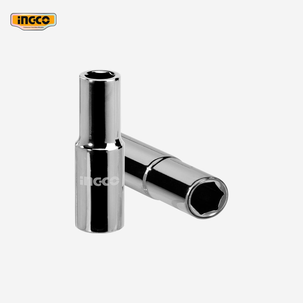 Ingco 1/2 Inch Deep Hexagonal Socket 12mm HHAST12123L - Winland Depot