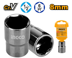 Ingco 1/2 Inch Hexagonal Socket CR - V Quality HHAST12081 - Winland Depot