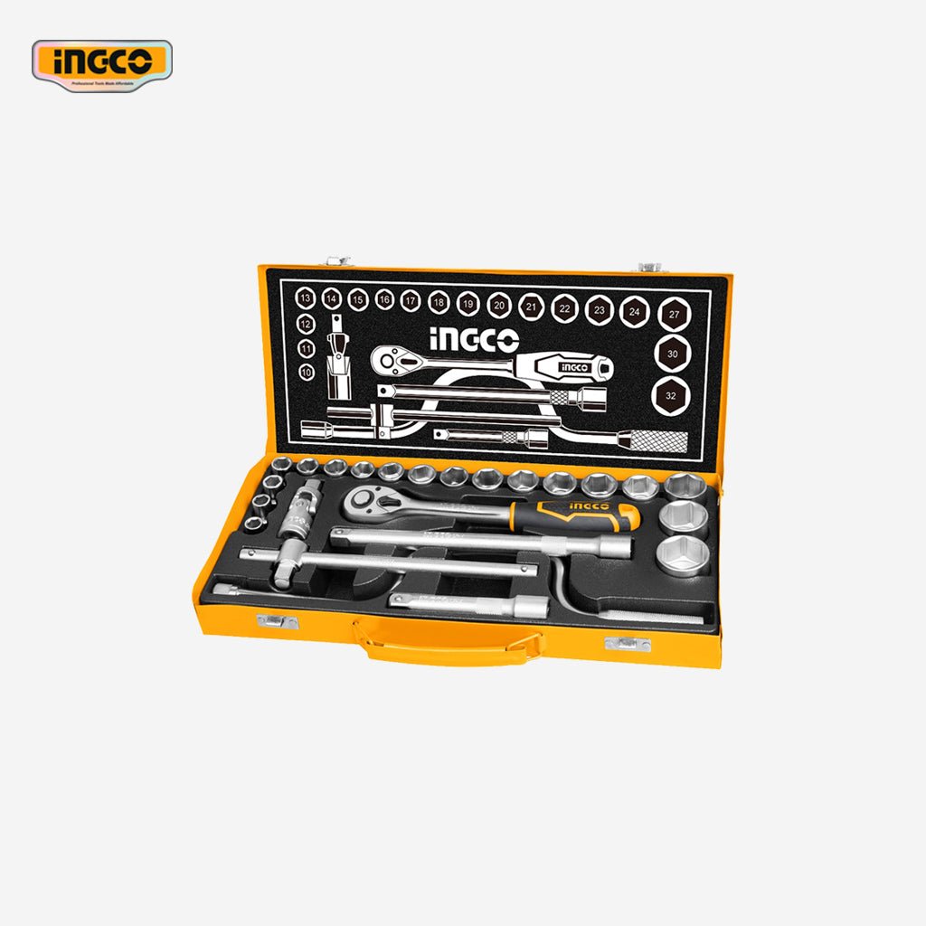 Ingco 24 Pcs Socket Set 1/2 Inch HKTS0243 - Winland Depot