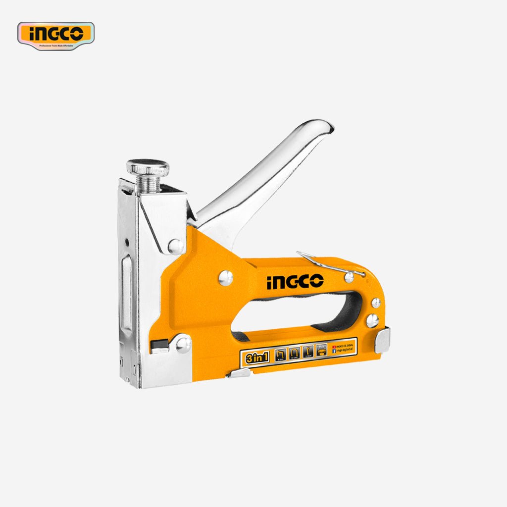 Ingco 3 in 1 Staple Gun Tucker Tacker Stapler HSG1405 - Winland Depot
