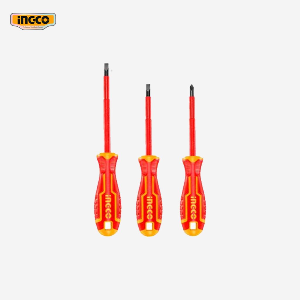 Ingco 3 Pcs Insulated Screwdriver Set HKISD0308 - Winland Depot