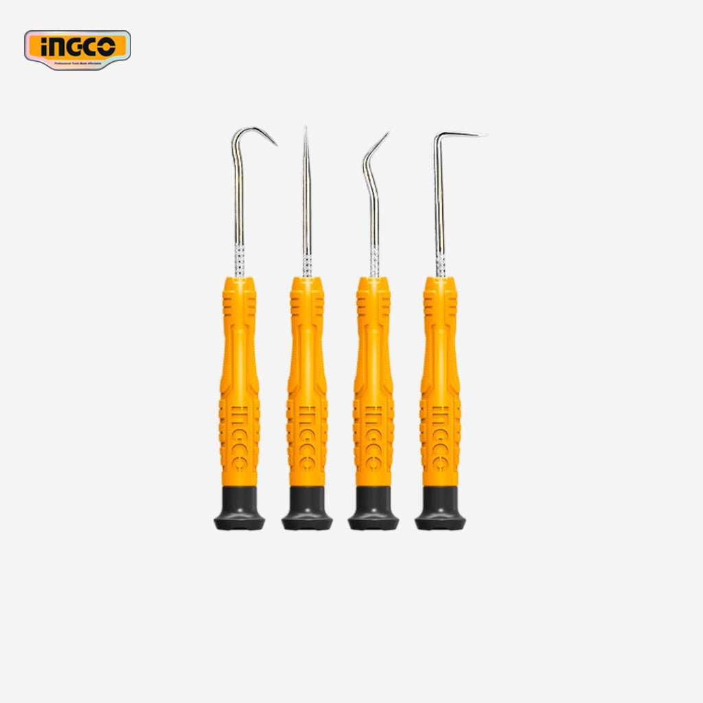 Ingco 4 Pcs / Set Mini Hook & Pick HKPHS0401 - Winland Depot