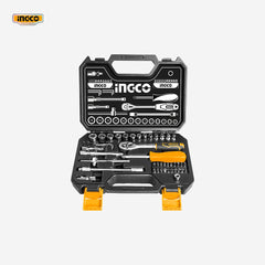 Ingco 45 Pcs 1/4 - Inch Socket Set HKTS14451 - Winland Depot