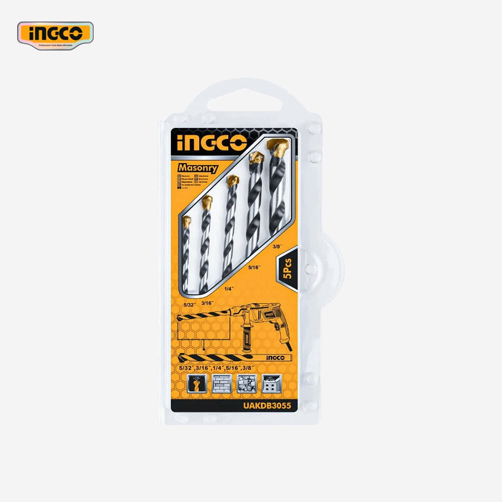 Ingco 5 Pcs Masonry Drill Bits UAKDB3055 - Winland Depot