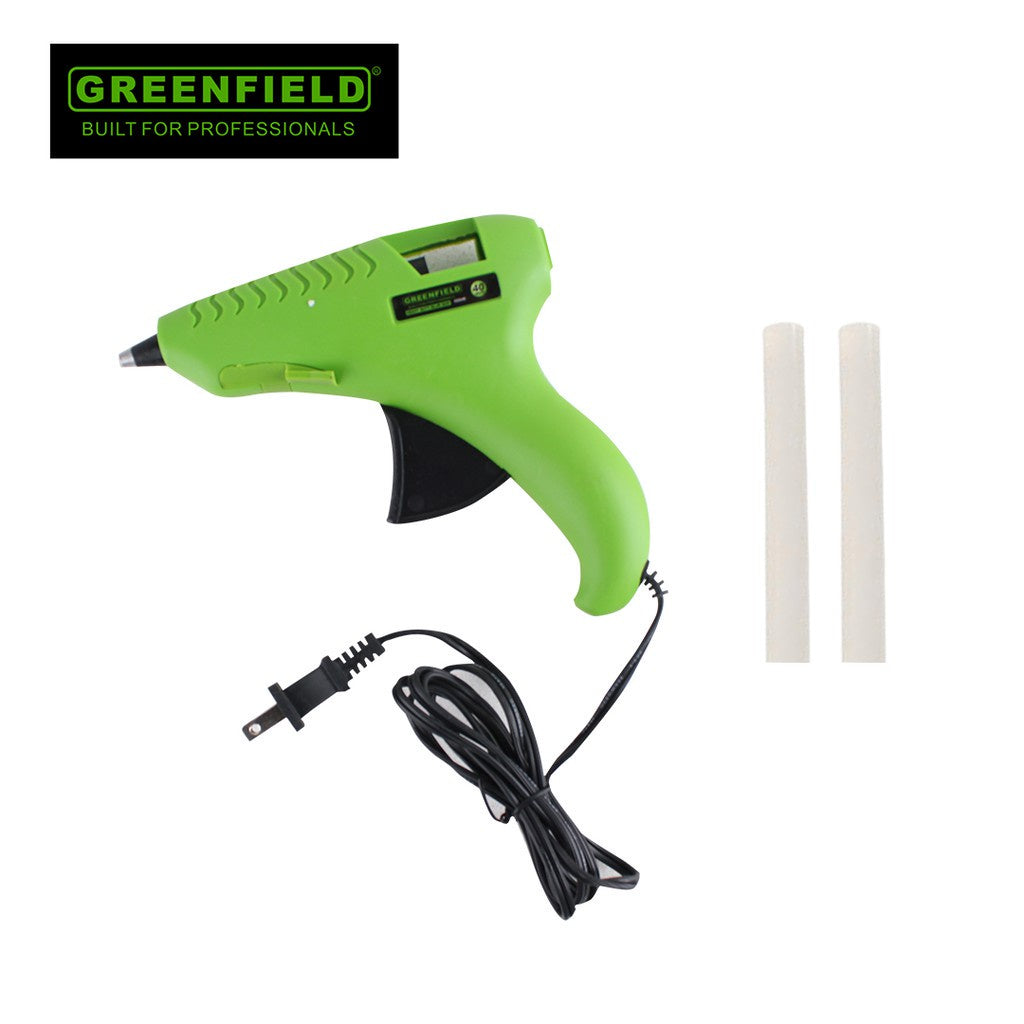Greenfield by Winland Heavy Duty Glue Gun 40W with Free 2 pcs Glue stick GGG40