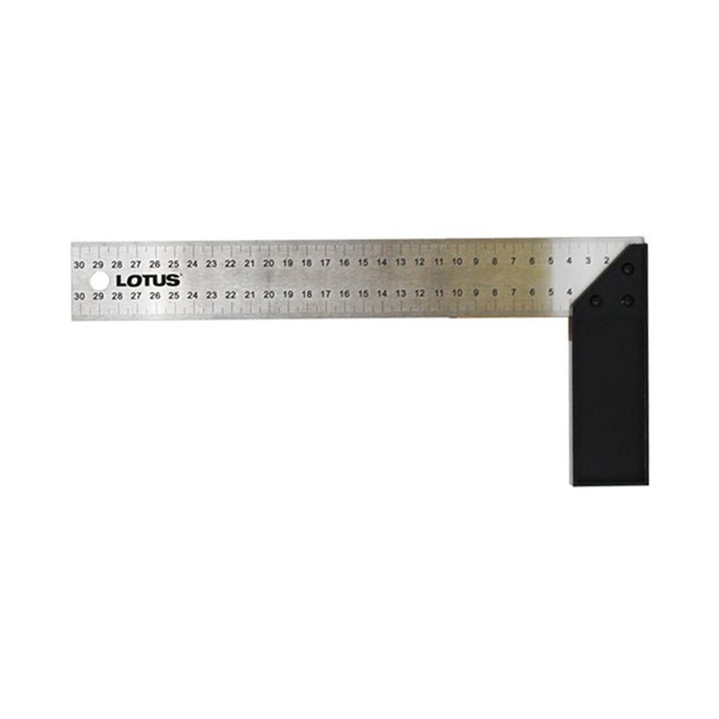 Lotus 12inches Aluminum Tri-Square Ruler LTHT300STX