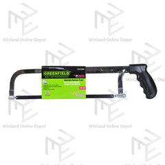 Greenfield by Winland 10-12" Hacksaw Frame Plated Adjustable Frame Saw with Blade 02-03-00002