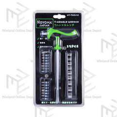 Hoyoma japan by Winland 25pcs T-Handle Wrench Bit Set HT-THB25S