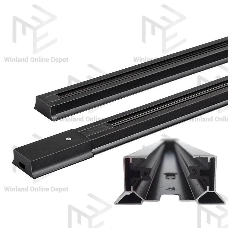 Clifford 1m Track Light Frame Fitting Circular / Strip Rail Connector Track Bar CLTB1M
