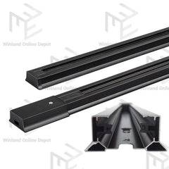 Clifford 1m Track Light Frame Fitting Circular / Strip Rail Connector Track Bar CLTB1M