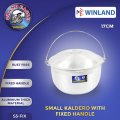 Grand Eagle by Winland Cookware Thick Aluminum Small Kaldero with Fixed Handle Pot Kitchenware