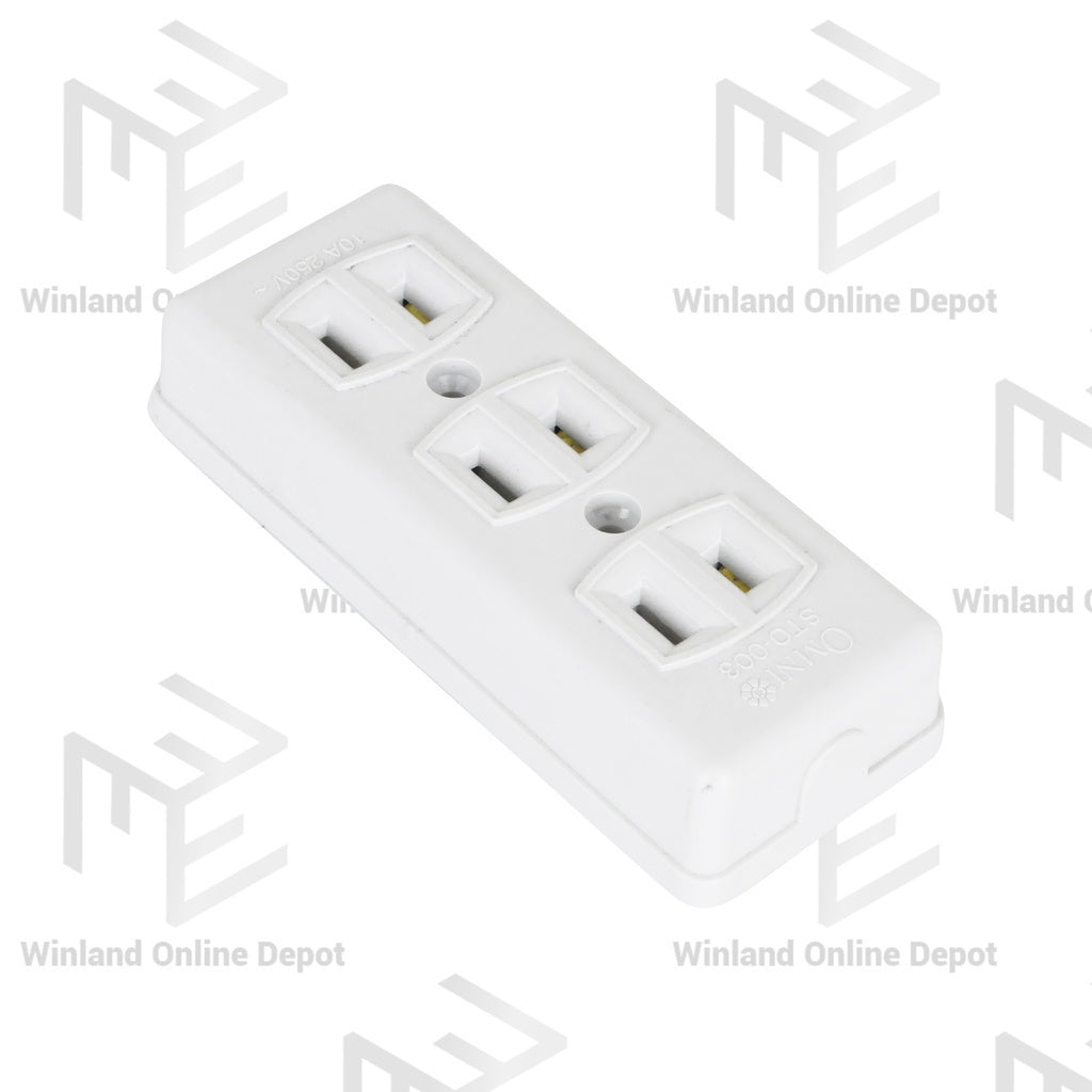 Omni by Winland 2-Gang / 3-Gang / 4-Gang Spring Type Outlet 10A | 250V STO-002, STO-003 & STO-004