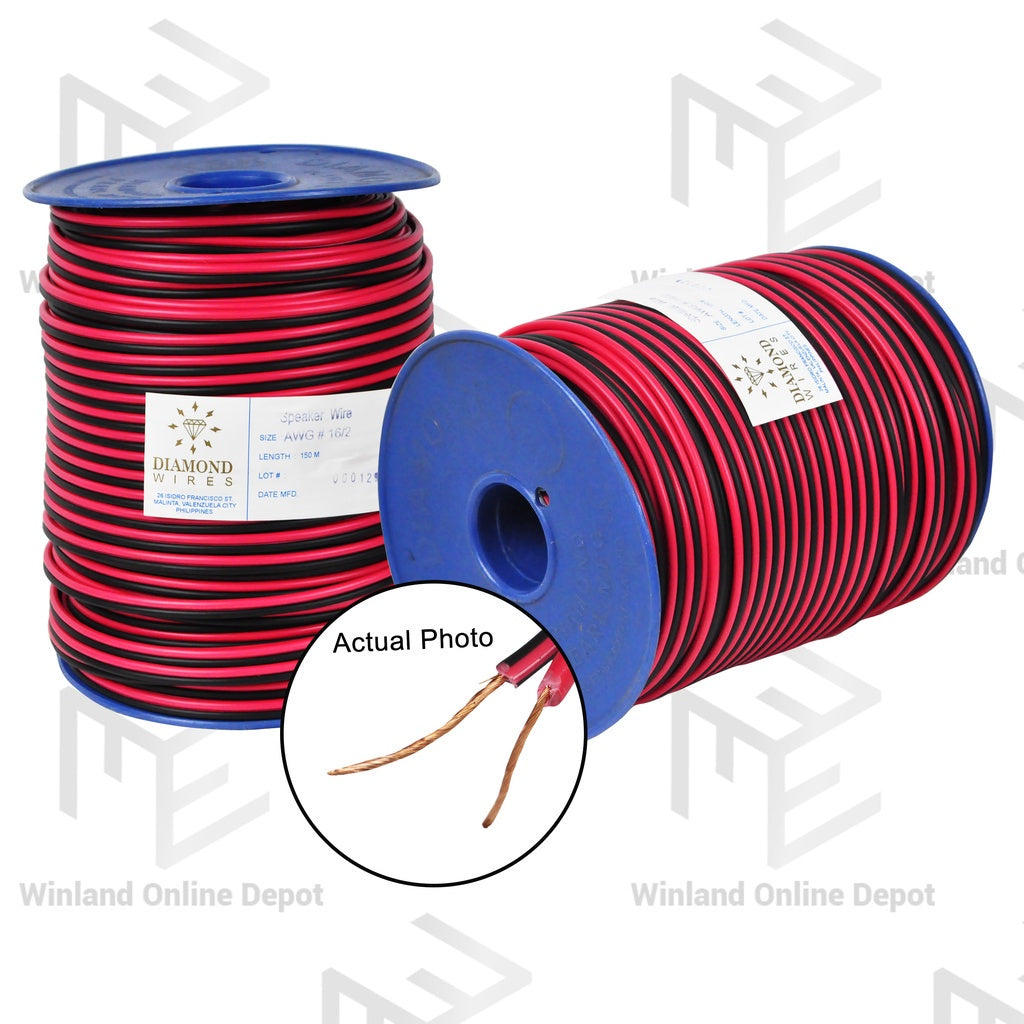 Diamond Speaker Wire 16 AWG - 1.25mm2/2C 150m Red/Black 150m DMD-SP16/2