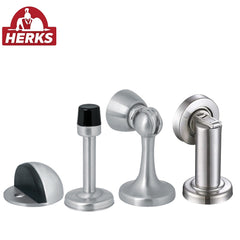 Herks by Winland Satin Stainless / Antique Brass HERKS Door Accessories-Door Stoppers