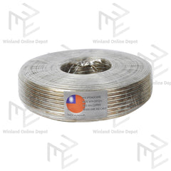 [4342]Winland Transparent Speaker Wire NO.16 150m - Made in Taiwan SPKW-TR16