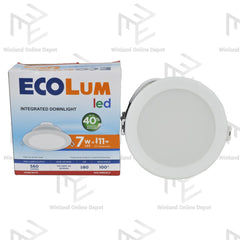 Ecolum by Winland Integrated Downlight 7 Watts Warm White CDL223107WW