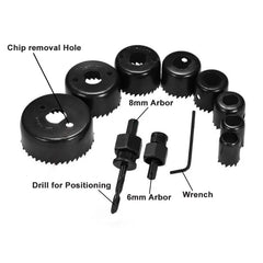 Proman by Winland 11pcs Hole Saw Set 3/4" to 2-1/2" RR-553