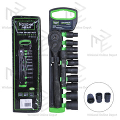 Hoyoma japan by Winland 12pcs Socket Set 1/2 Inches HT-DS1212