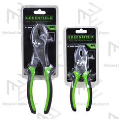 Greenfield by Winland Tools 6-8inches Slip Joint Pliers Tempered alloy steel PGSJP6/ PGSJP8
