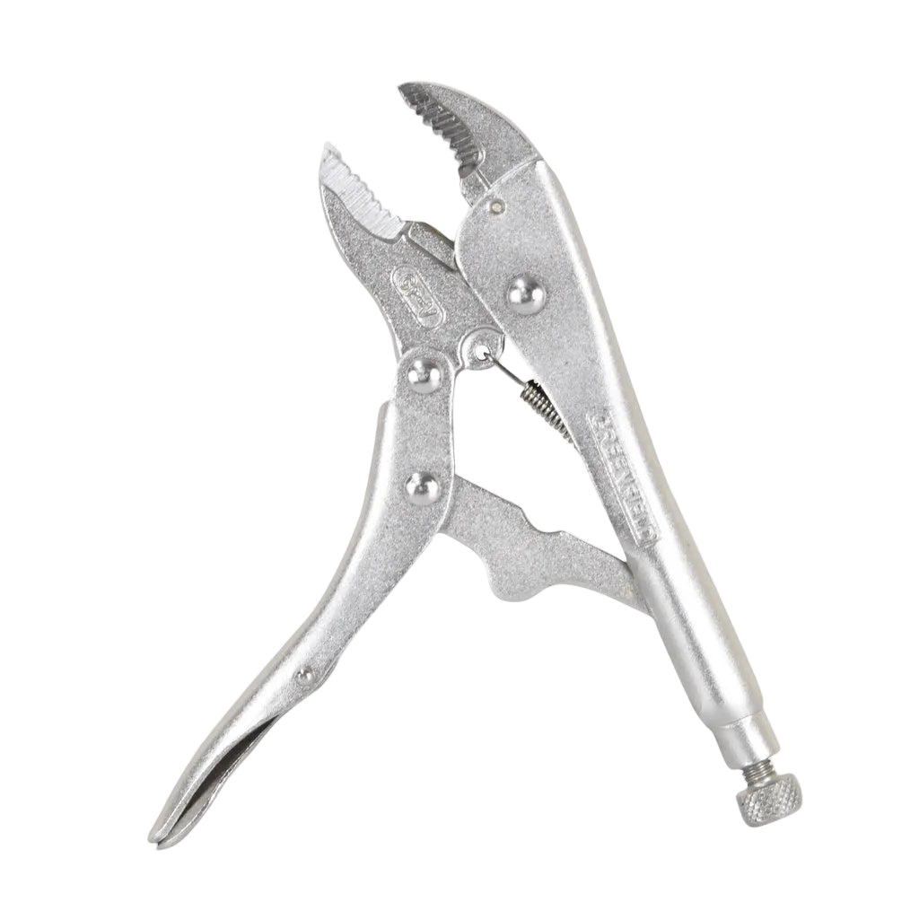 Greenfield by Winland GF7CJ 7inches (178mm) Locking Plier-Curved Jaw Vise Grip Pliers w/ Wire Cutter