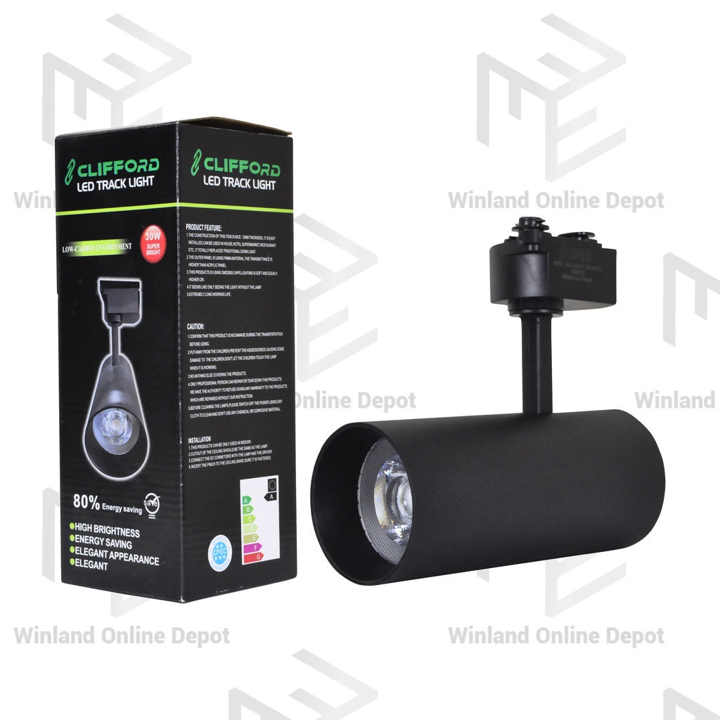 Clifford LED Track Light 30W Daylight Low-Carbon Environment CL-TL30DL