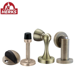 Herks by Winland Satin Stainless / Antique Brass HERKS Door Accessories-Door Stoppers