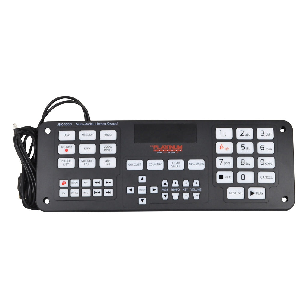 [1027]PLATINUM Platinum Jukebox Keypad 2 for Platinum Piano, Reyna 3/3C & Flute JBK-1000/RY3/3C