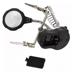 Winland TE-801 Helping Hand Tool Multi-function LED Magnifier LED Light w/ Soldering Stand Holder