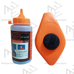 Hoyoma japan by Winland Chalk Line Reel Set 130g Pitik with Level Bar 100M HT-CL100