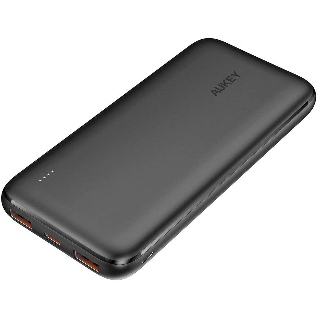 Aukey by Winland Slim 10000mAh Powerbank 12W USB Type C Fast Charge for i Phone, i Pad Samsung