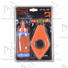 Hoyoma japan by Winland Chalk Line Reel Set 130g Pitik with Level Bar 100M HT-CL100